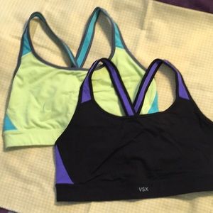 Set of 2 Victorias Secret VSXSport Bras sz lg